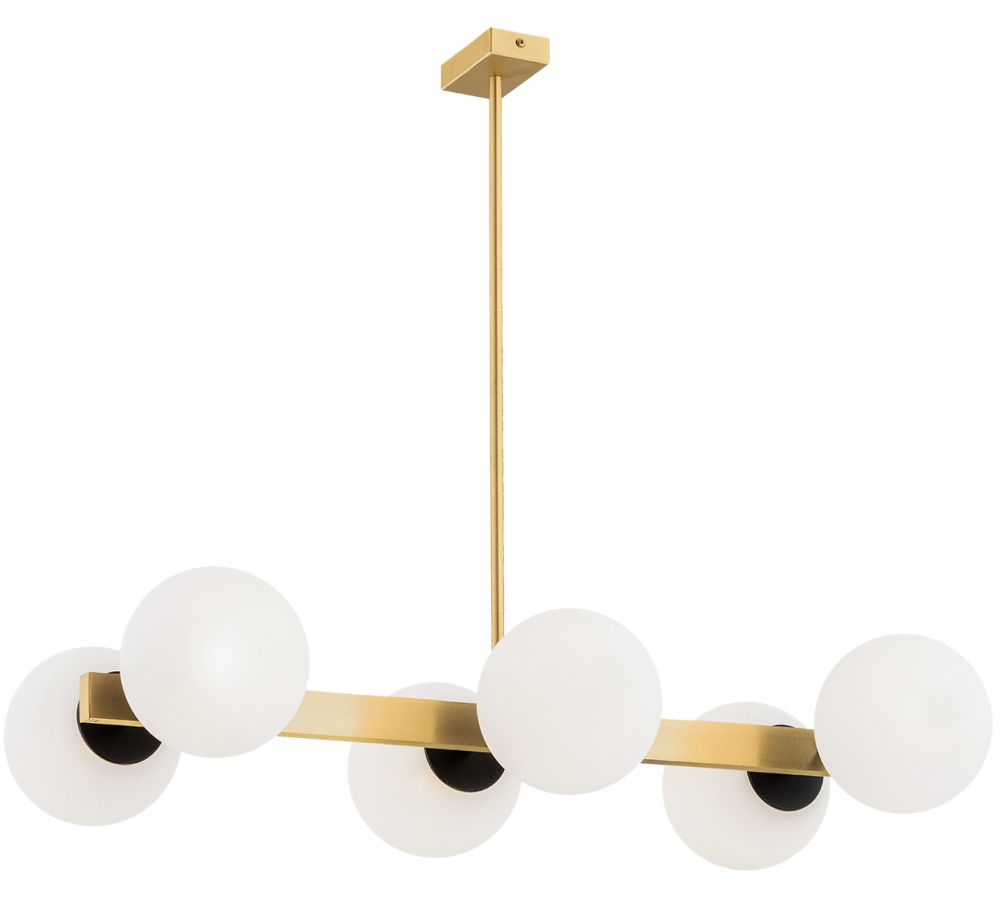 Argon Freemont lampă de tavan 6x15 W alamă-opal 2549