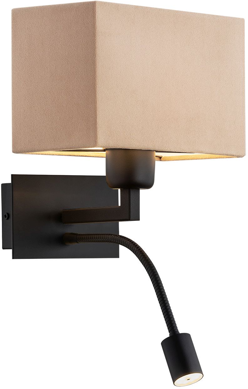 Argon Bill lampă de perete 2x15 W negru-bej 1043