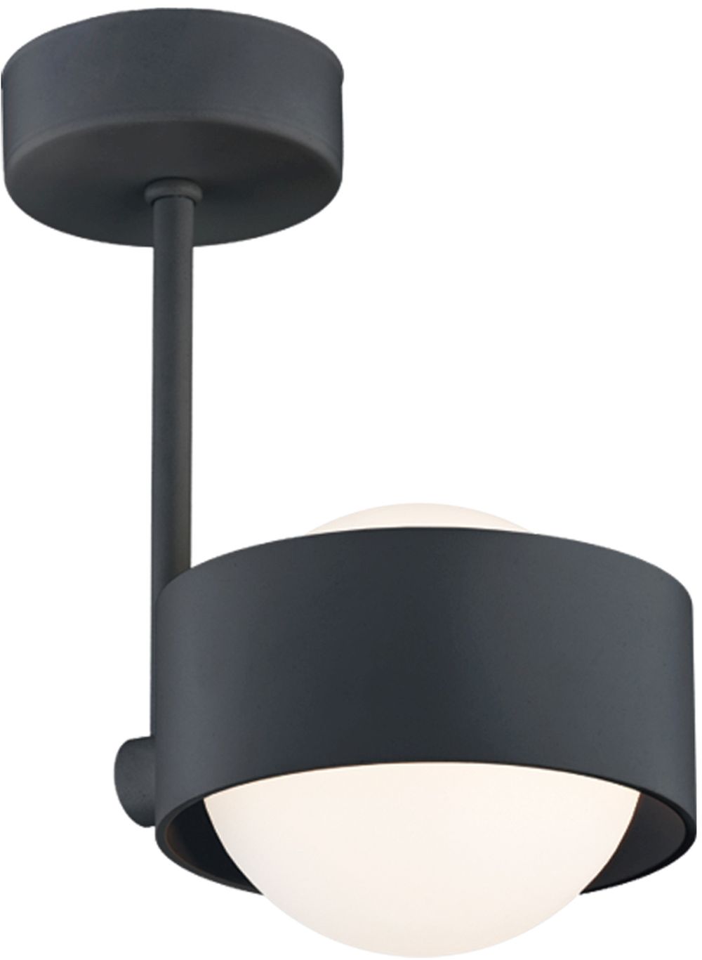 Argon Massimo Plus lampă de tavan 1x6 W negru-opal 8060