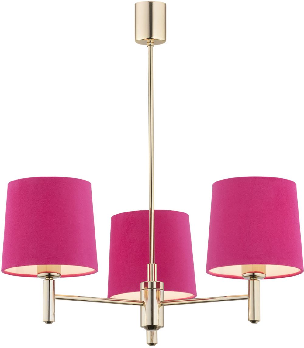 Argon Ponte lampă de tavan 3x15 W alamă-roz 1498