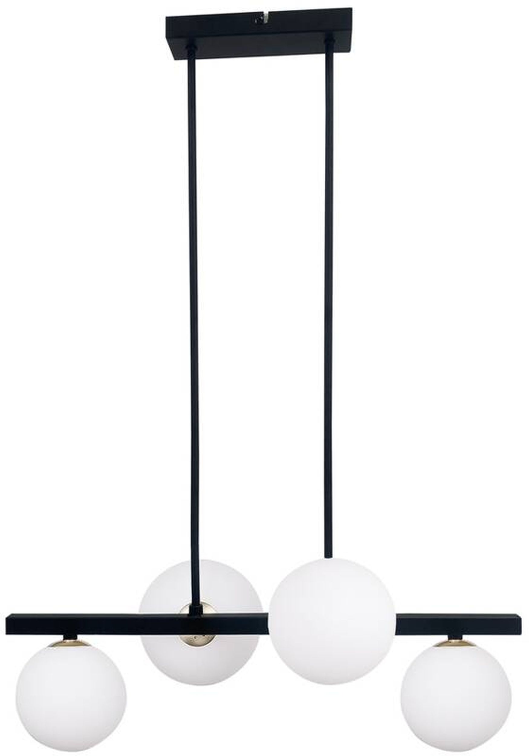 Candellux Kama lampă de tavan 4x28 W alb-negru 34-01214