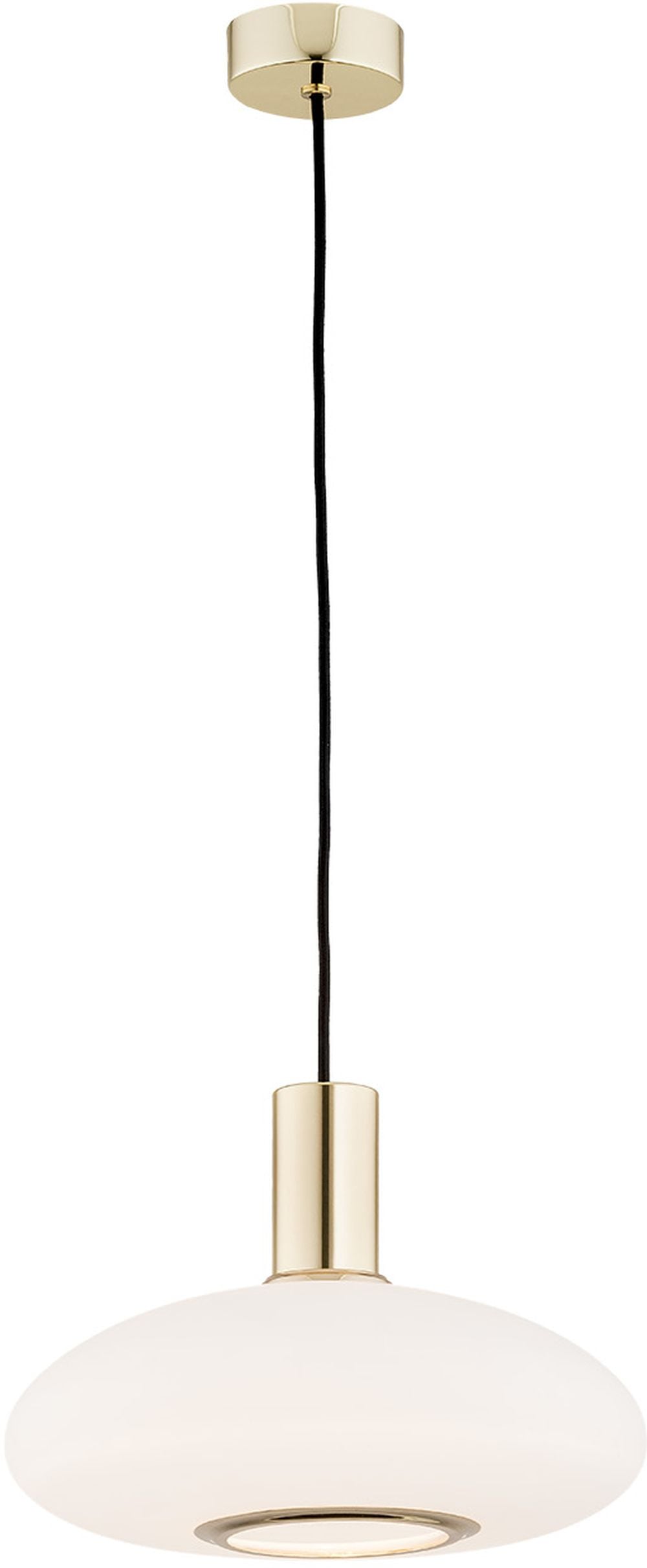 Argon Sagunto lampă suspendată 1x15 W alamă-opal 4358