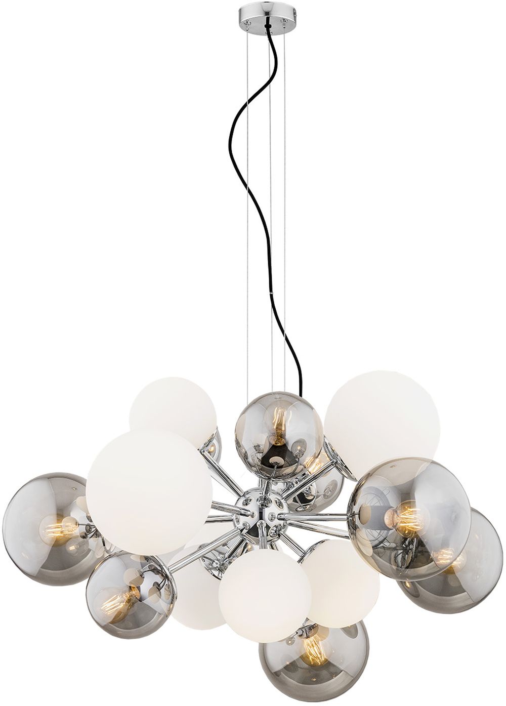 Argon Satelite lampă suspendată x15 W opal-grafit 5020