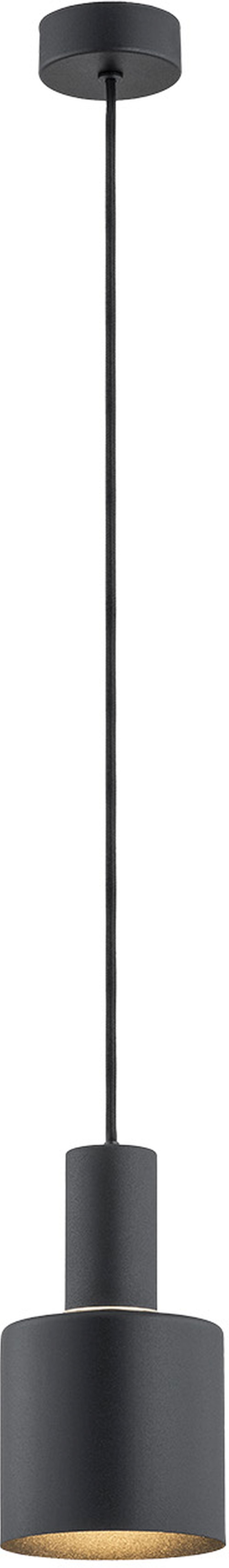 Argon Sines lampă suspendată 1x15 W negru-alamă 4219