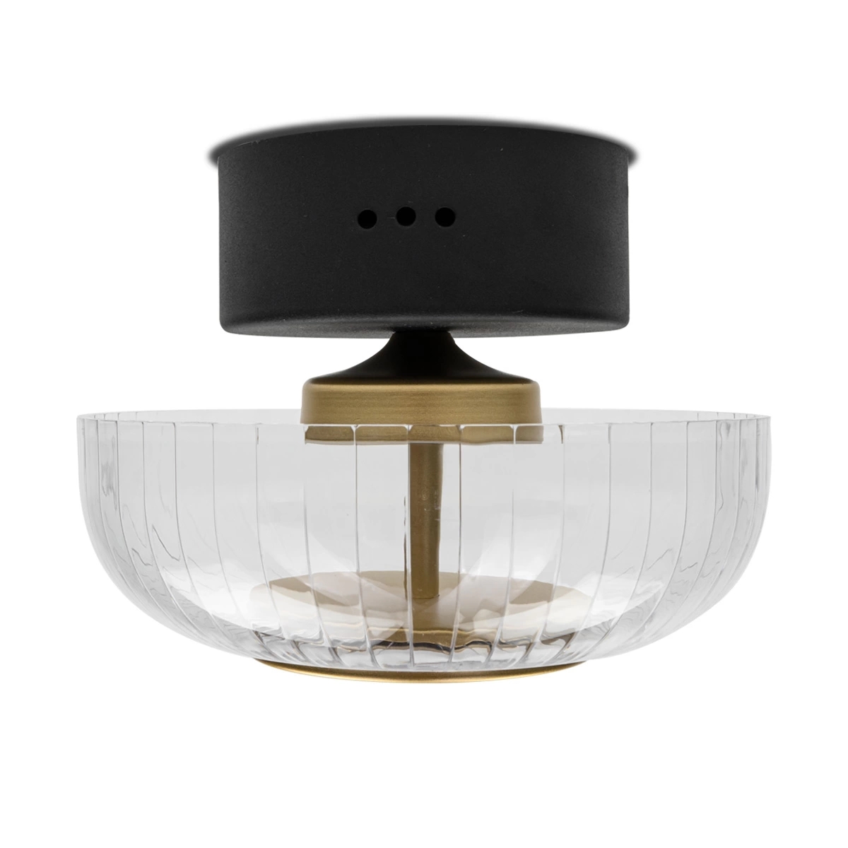 Altavola Design Vitrum lampă de tavan 1x7.2 W negru-transparent-auriu LA104/CW