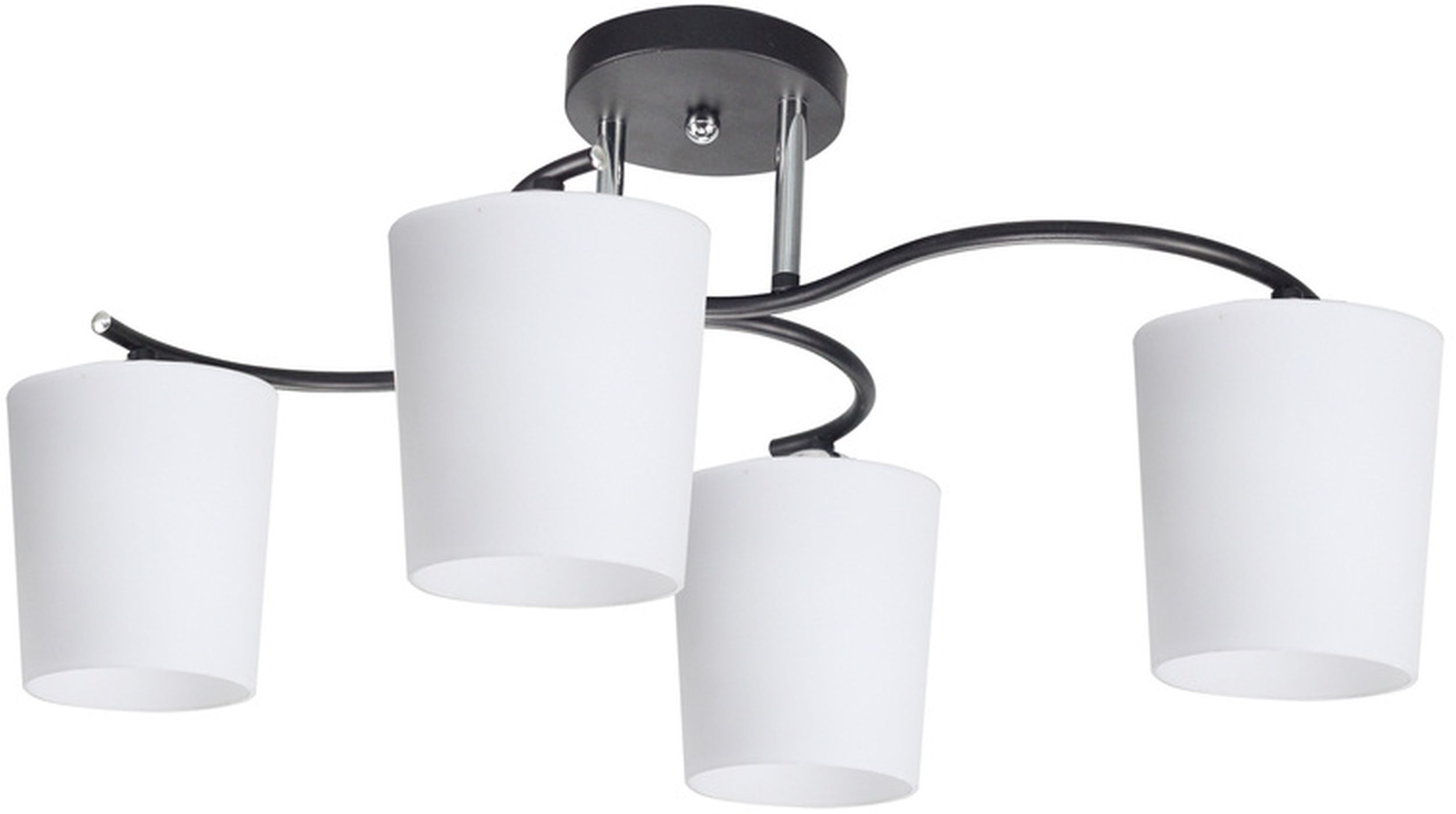 Candellux Esnyr lampă de tavan 4x40 W alb-negru-crom 34-22677