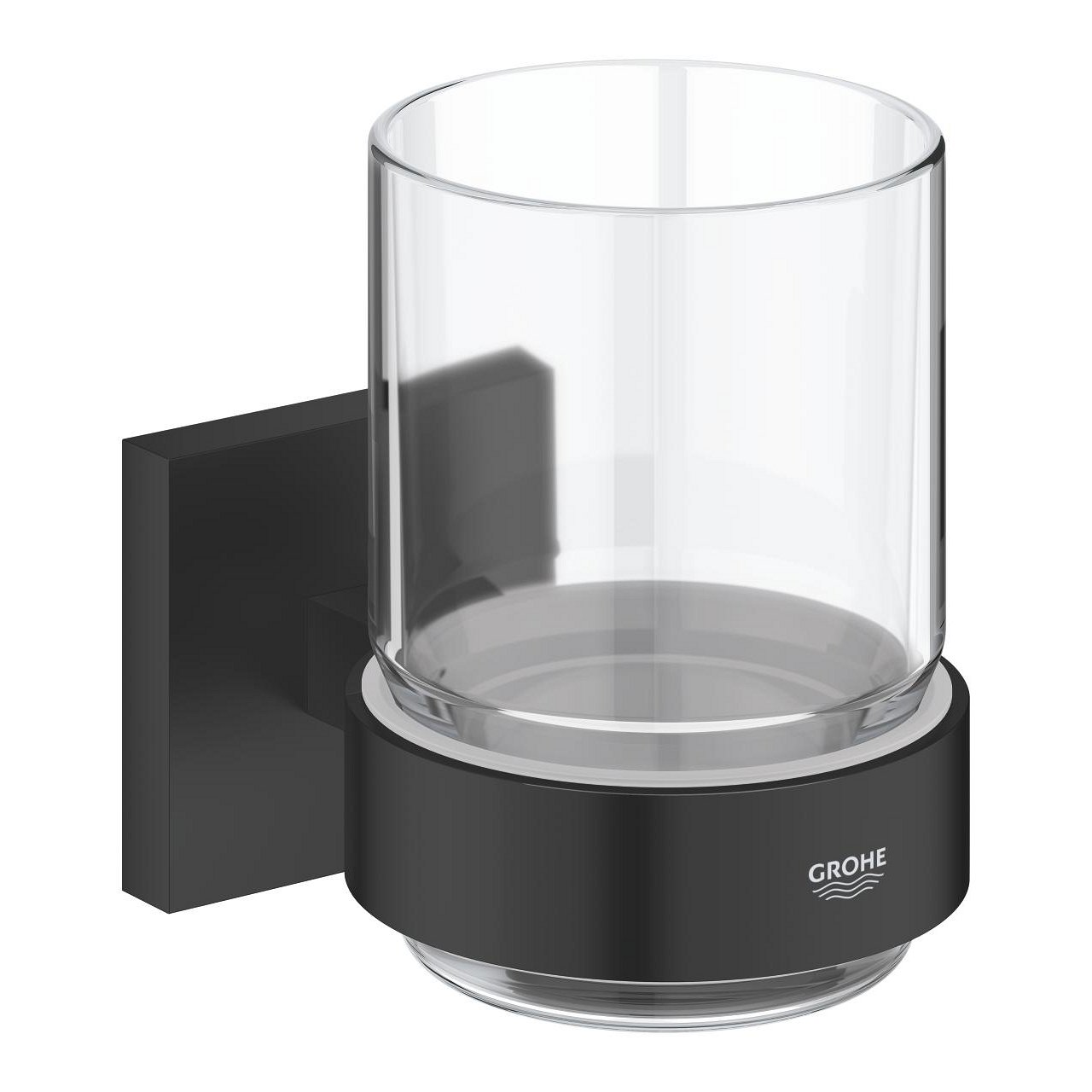 Grohe Start Cube cană pentru spălat dinți negru 410972430