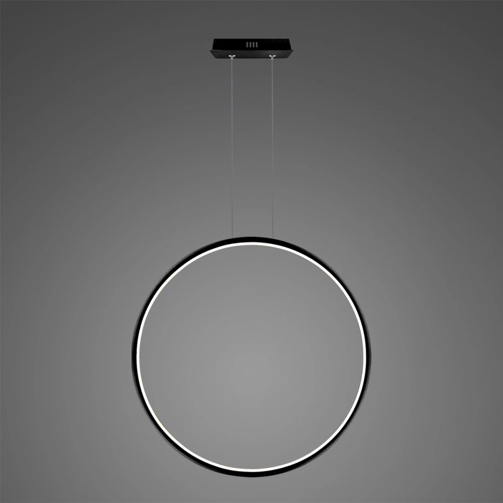 Altavola Design Ledowe Okręgi lampă suspendată 1x38 W negru LA073/X_100_in_3k_black