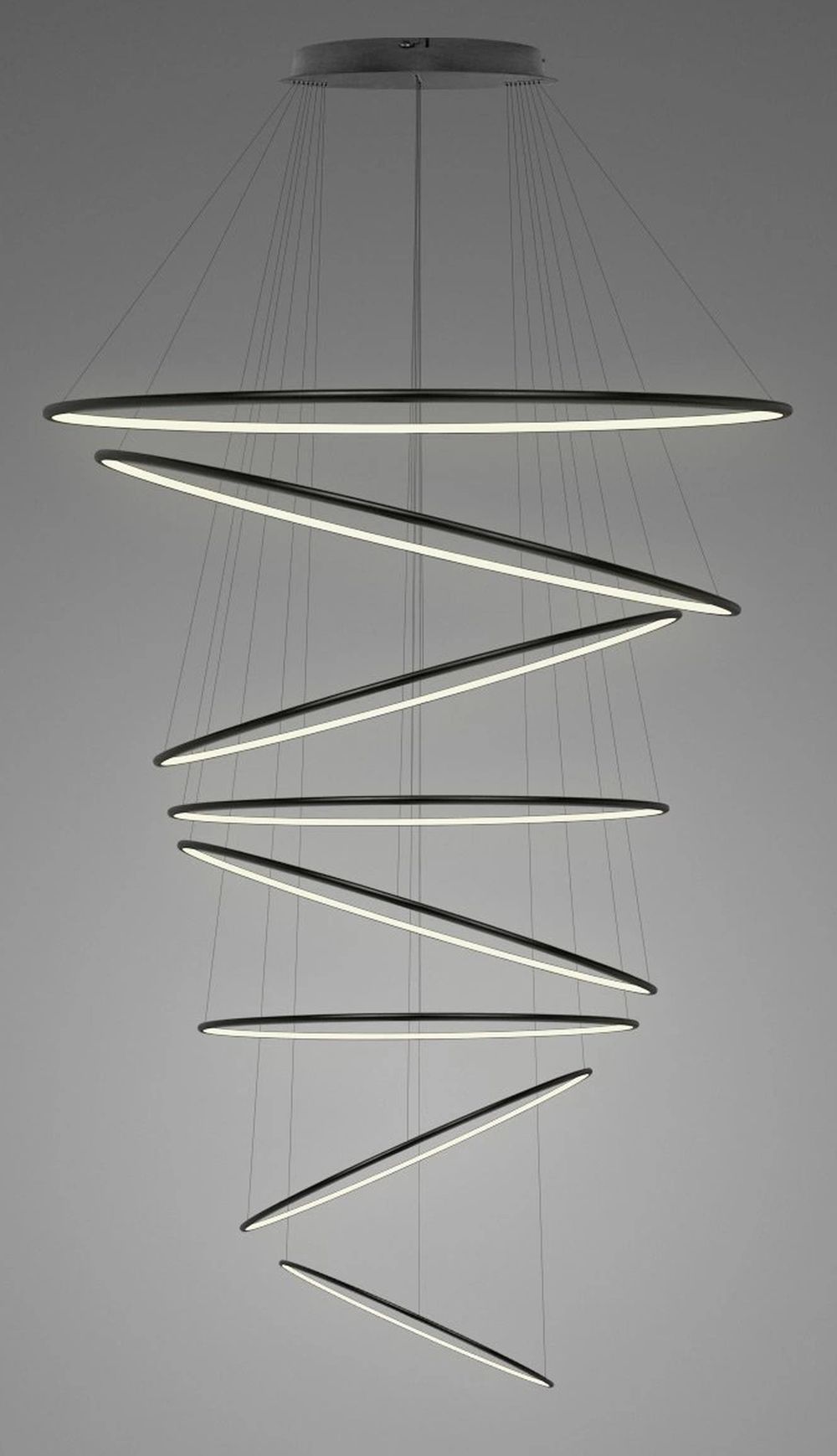 Altavola Design Ledowe Okręgi lampă suspendată x546 W negru LA088/P_230_in_3k_black
