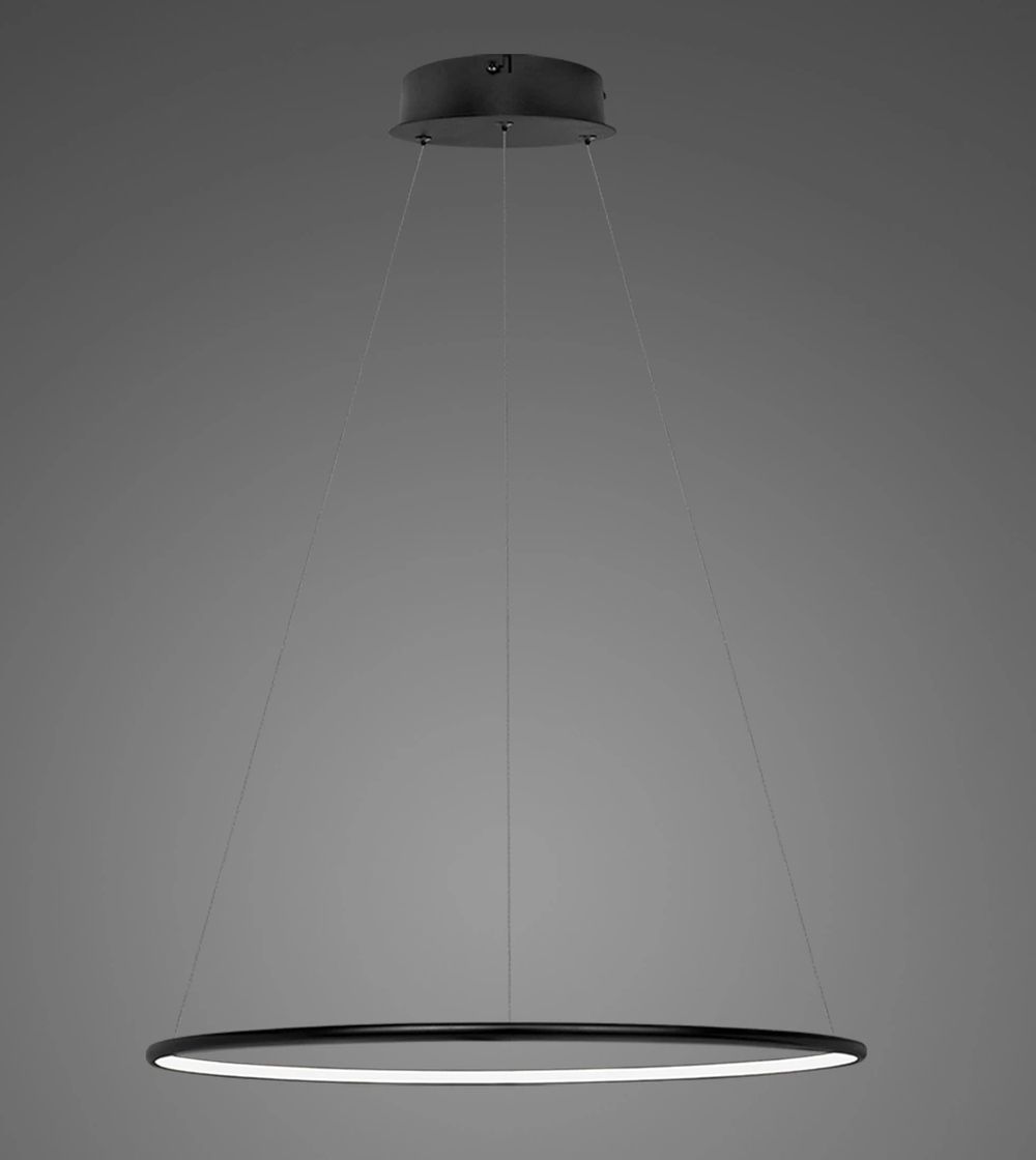 Altavola Design Ledowe Okręgi lampă suspendată 1x21 W negru LA073/P_40_in_4k_21W_black