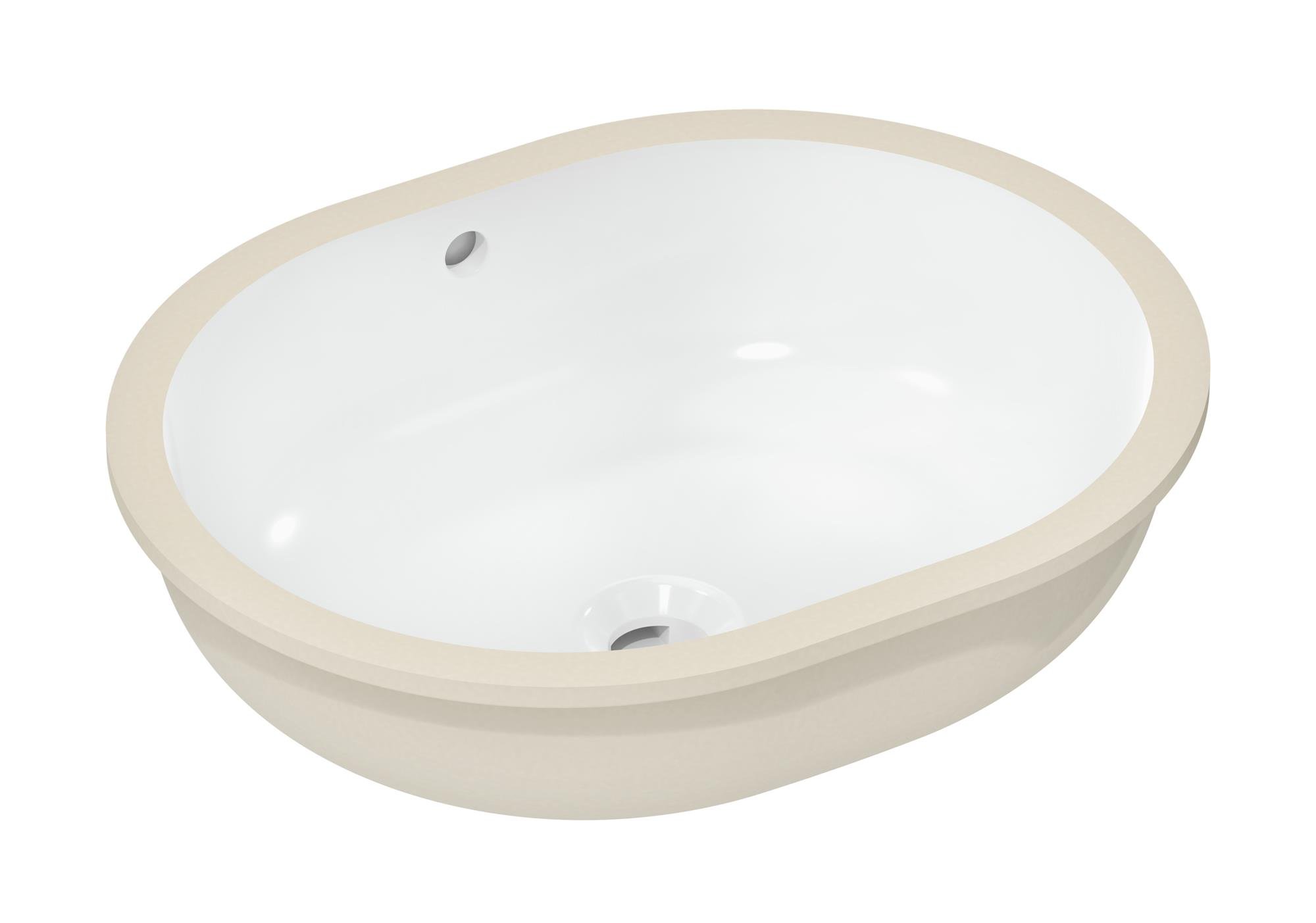 Hansgrohe Xuniva U lavoar 45x35 cm ovale sub blat alb 60153450