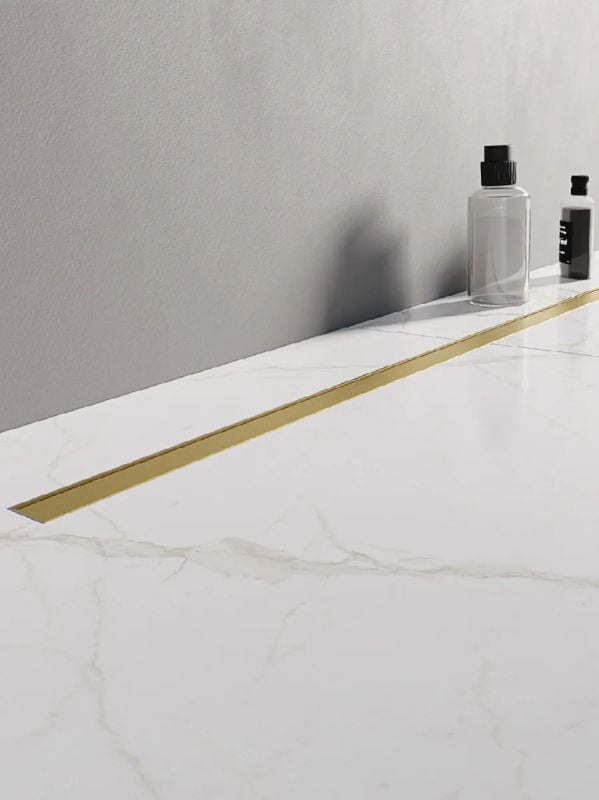 New Trendy Visio Slim Gold rigolă liniară 60 cm auriu OL-0081