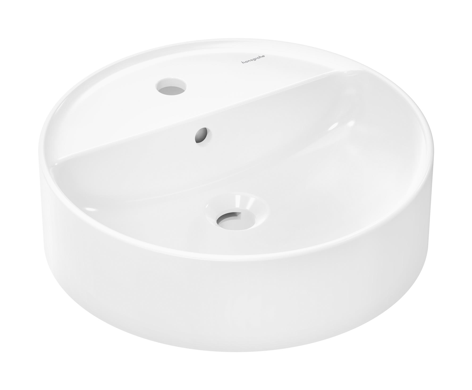 Hansgrohe Xuniva S lavoar 45x45 cm rotund de blat alb 60169450