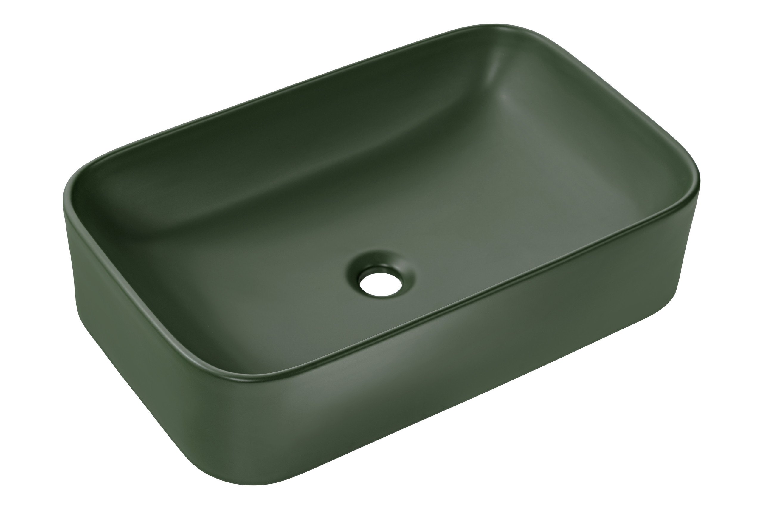 Comad Kama lavoar 61x38 cm dreptunghiular de blat verde UN-KAMA-MFG-60