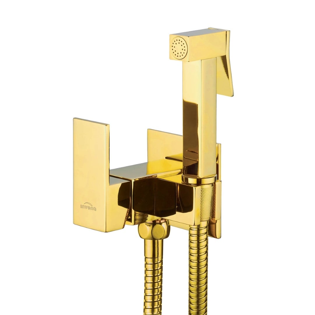 Invena baterie bideu cu set de duș ascuns auriu BP-K0-B09