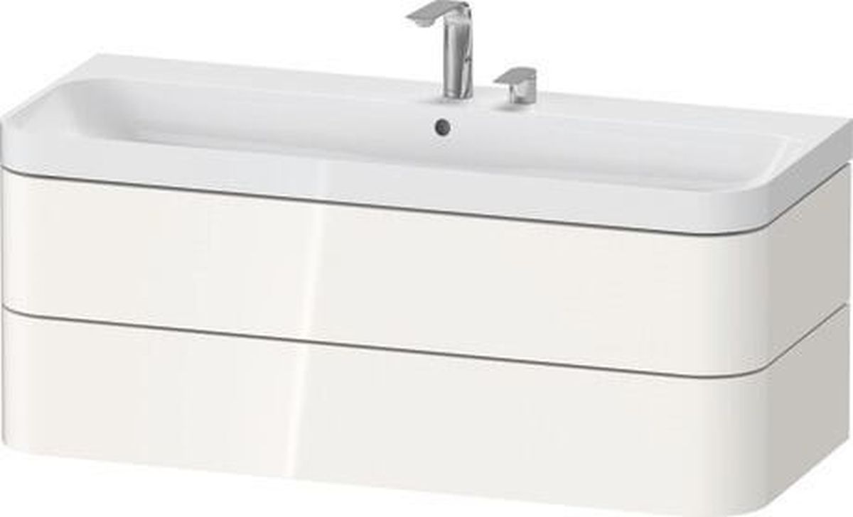 Duravit Happy D.2 lavoar cu dulap 117.5 cm alb HP4349E22220000