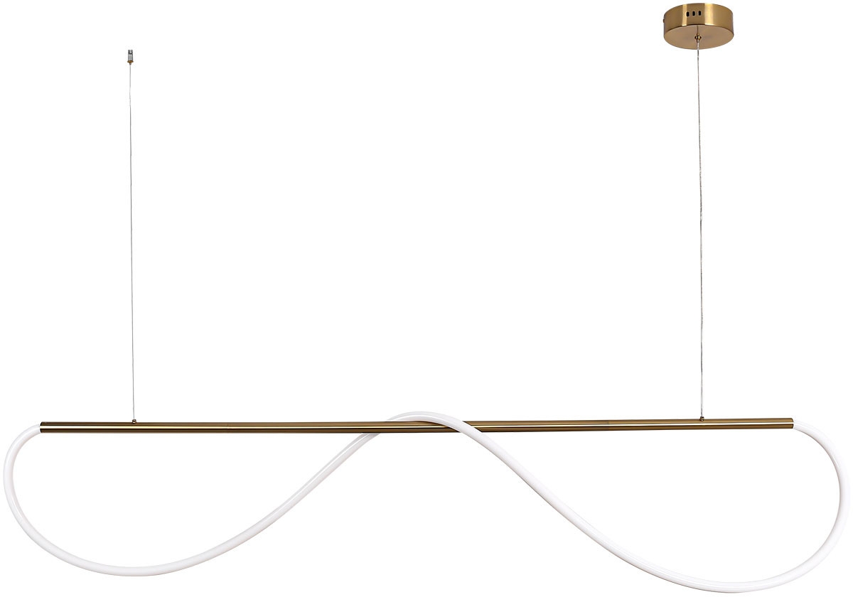 Light Prestige Meleca lampă suspendată 1x36 W alb-auriu LP-2345/1PM