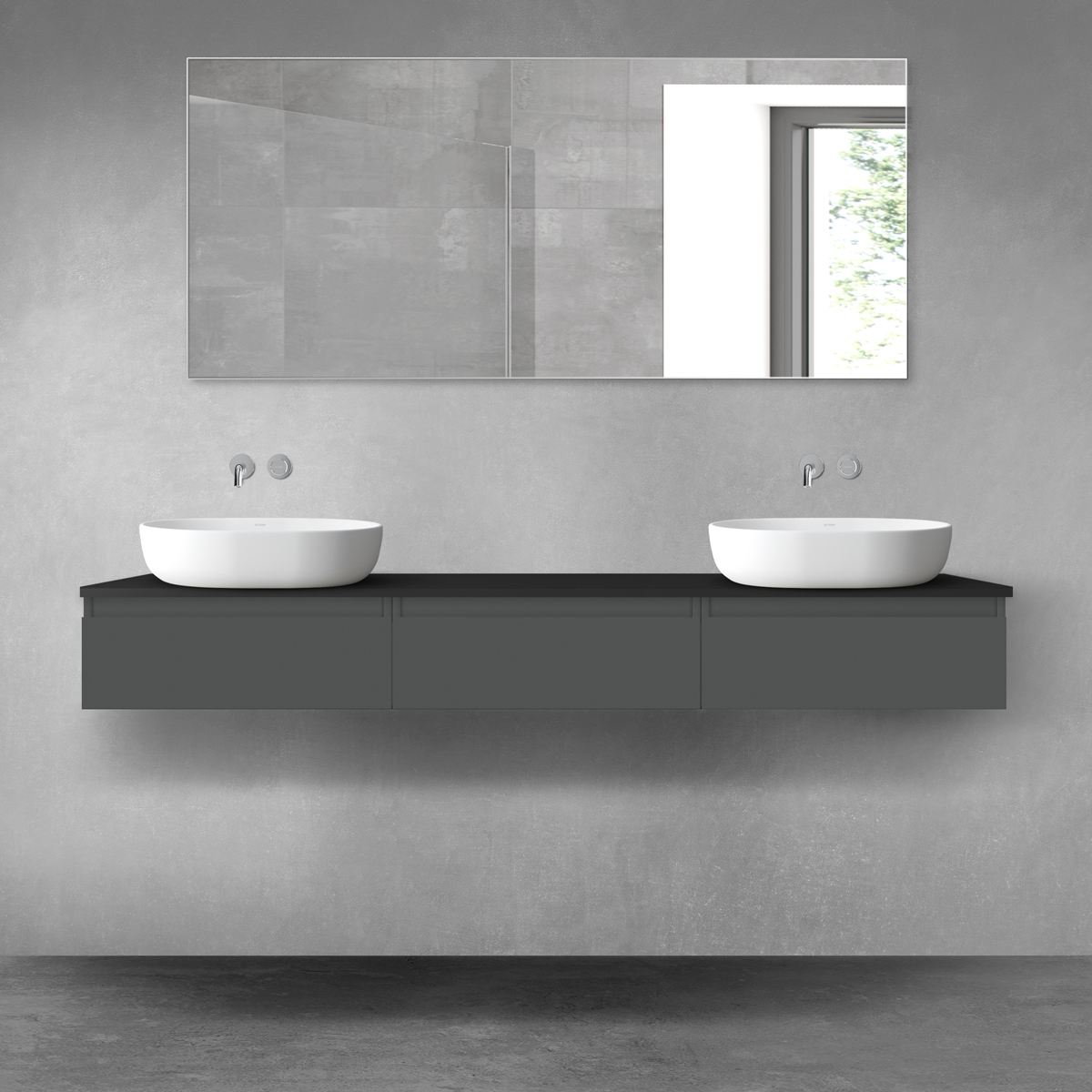 Set dulap Oltens Vernal 60009400, blat Oltens Vernal 63009300