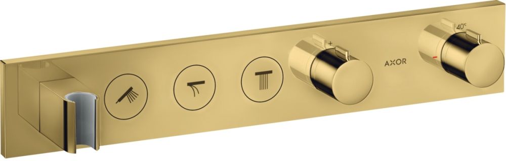 Axor ShowerSolutions baterie cadă-duș ascuns cu termostat auriu 18356990
