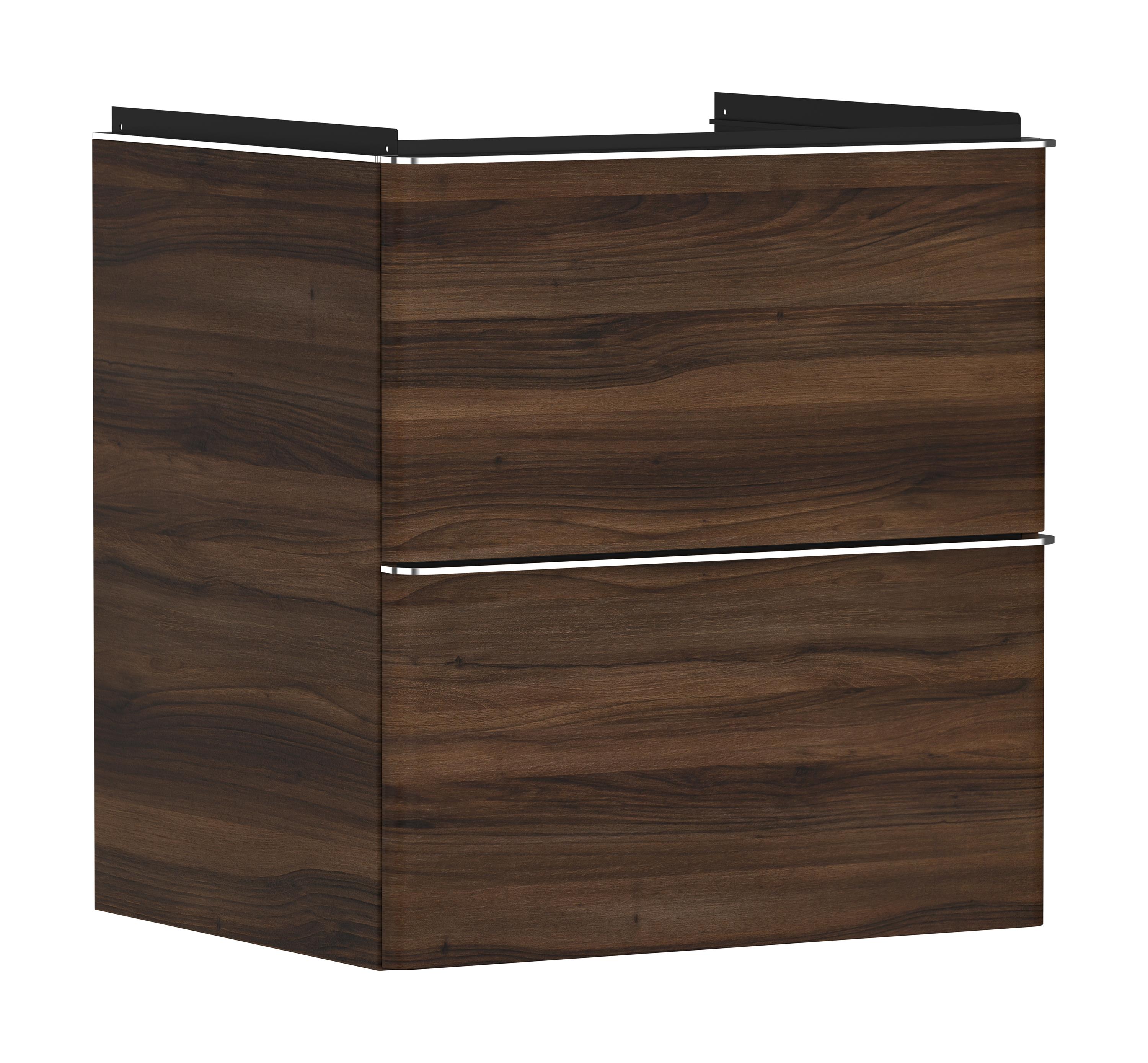 Hansgrohe Xelu Q dulap 58x49.5x60.5 cm sub chiuveta pe perete nucă-crom 54026000