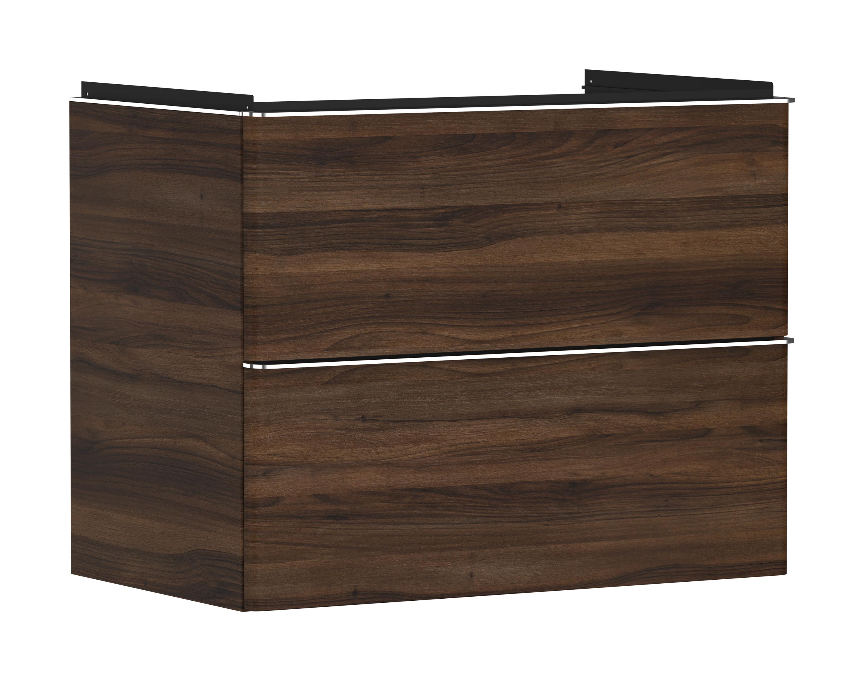 Hansgrohe Xelu Q dulap 78x49.5x60.5 cm sub chiuveta pe perete nucă-crom 54030000