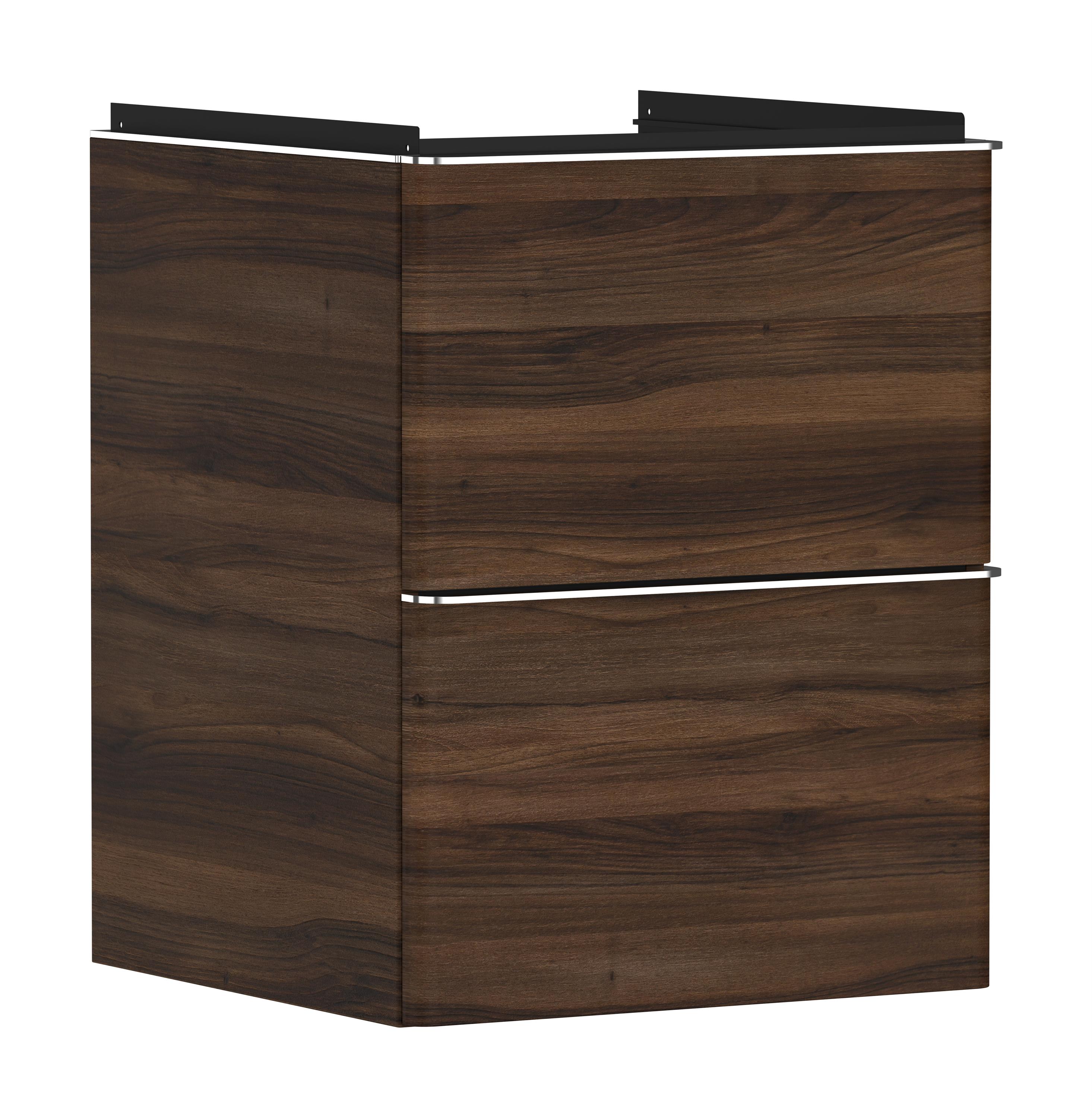 Hansgrohe Xelu Q dulap 48x49.5x60.5 cm sub chiuveta pe perete nucă-crom 54022000