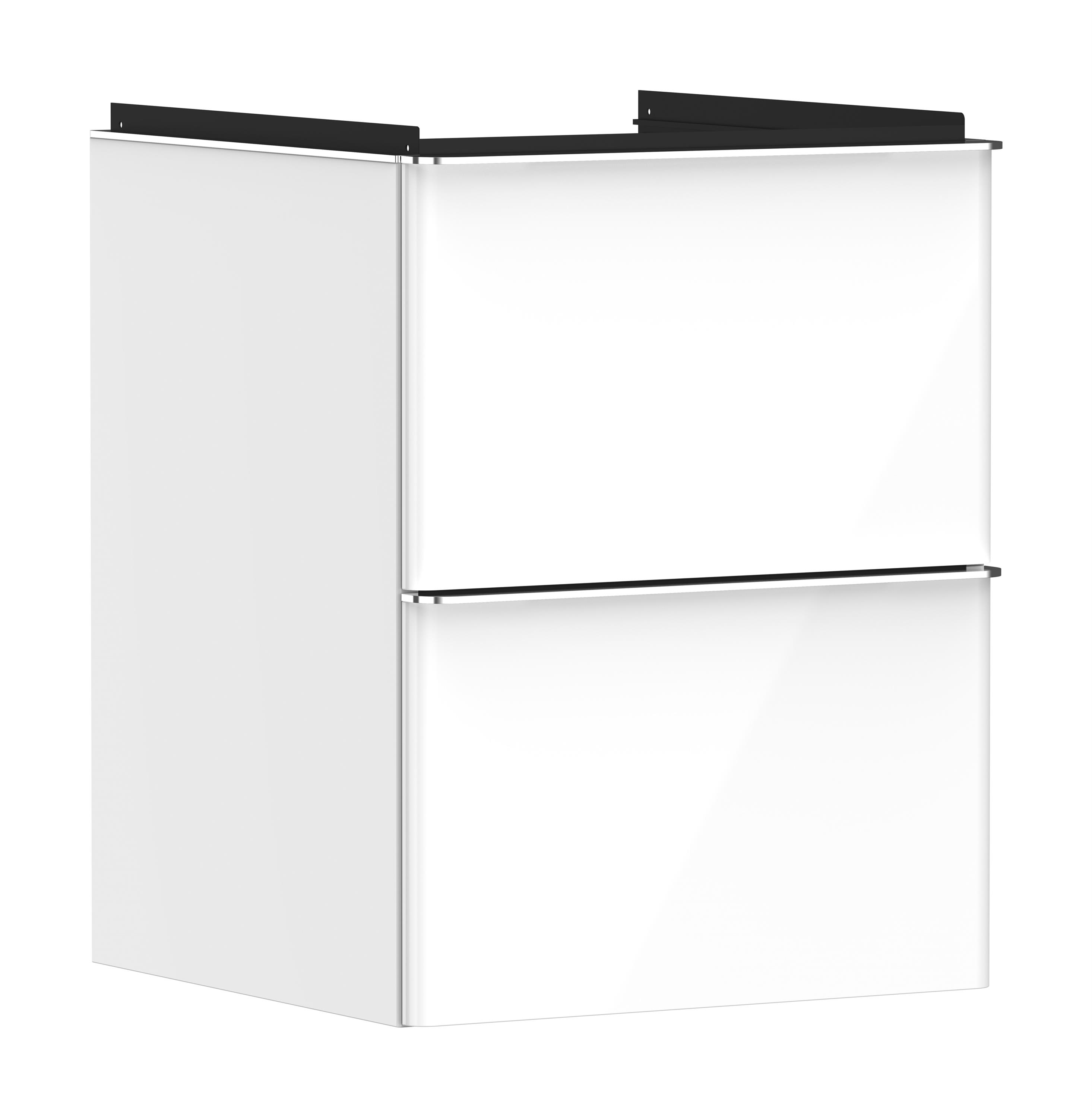 Hansgrohe Xelu Q dulap 48x49.5x60.5 cm sub chiuveta pe perete alb-crom 54019000