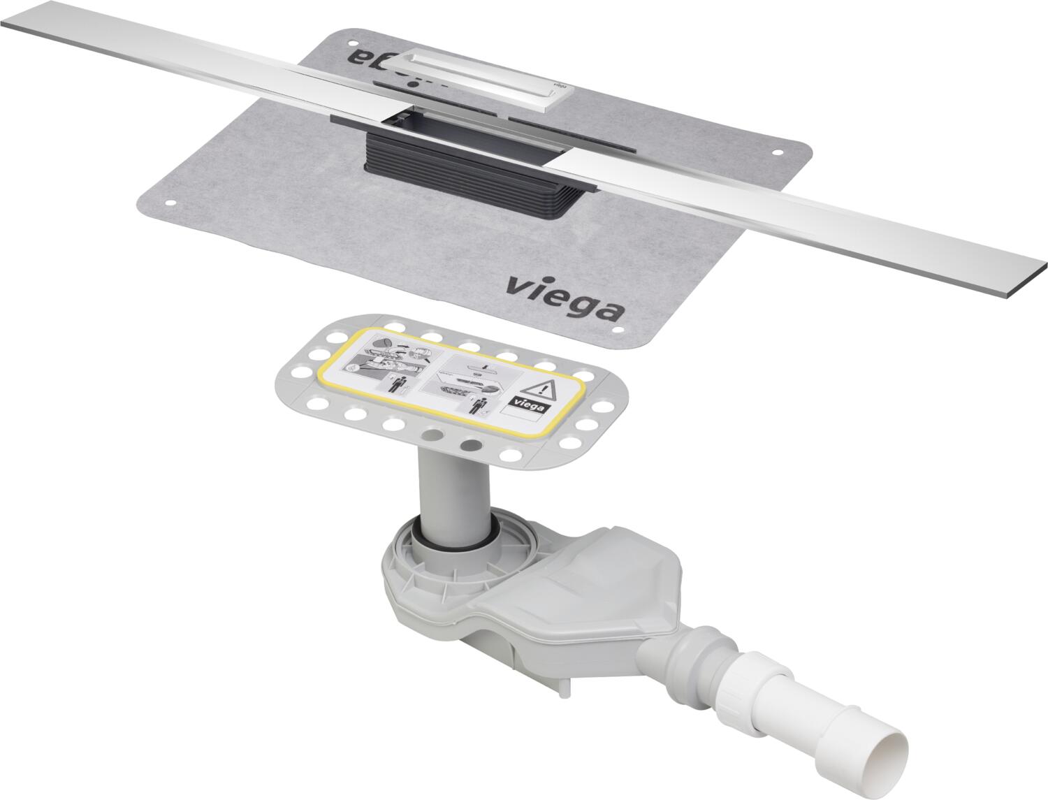 Viega Advantix rigolă liniară 80 cm oţel 794491