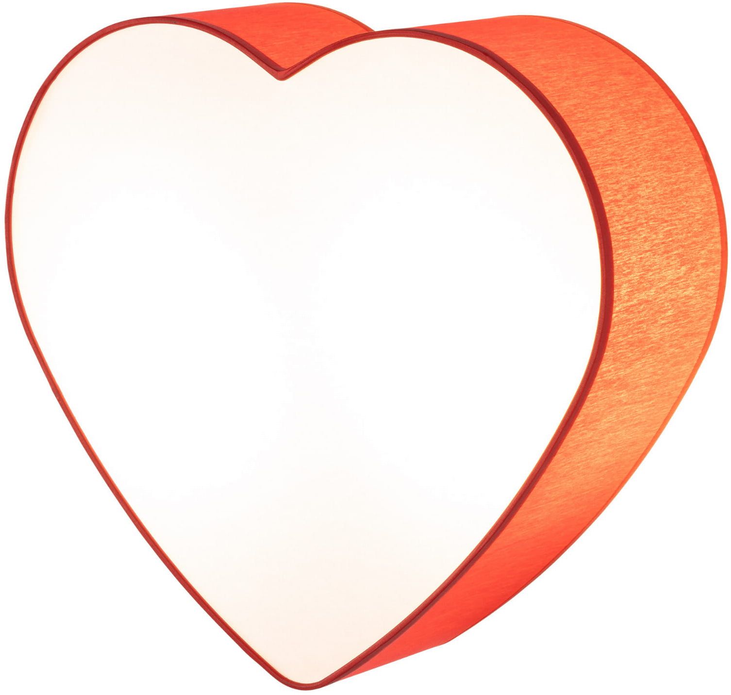 TK Lighting Heart lampă de tavan 2x15 W alb-roșu 10777