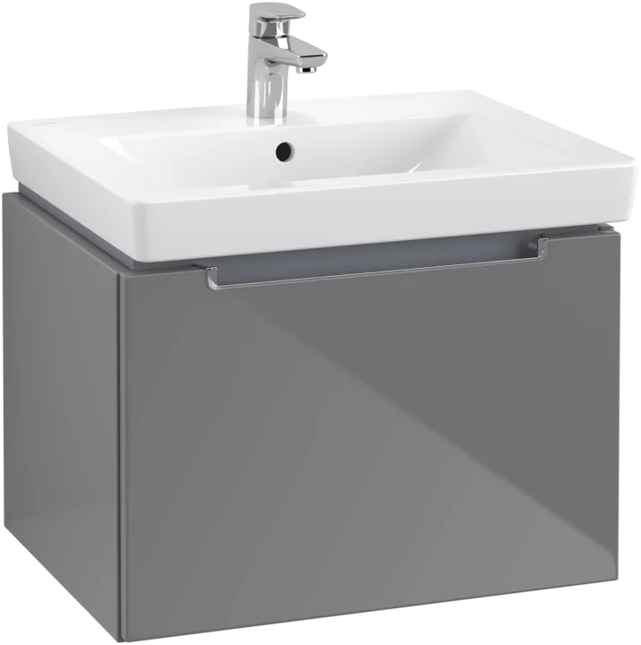 Villeroy & Boch Subway 2.0 dulap 58.7x45.4x42 cm sub chiuveta pe perete gri A68710FP