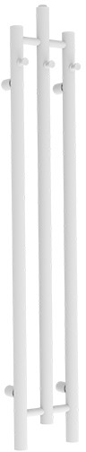 LaVita Calentador calorifer de baie decorativ 120x20.5 cm alb 5904194692209