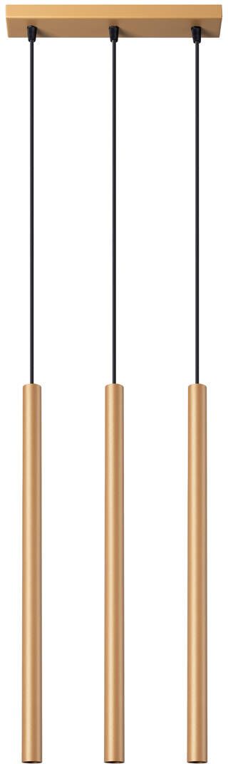 Sollux Lighting Pastelo lampă suspendată 3x8 W negru-auriu SL.1171