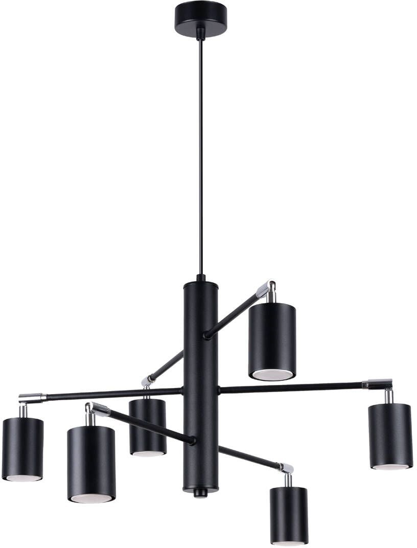 Sollux Lighting Lemmi lampă suspendată 6x10 W negru SL.1207