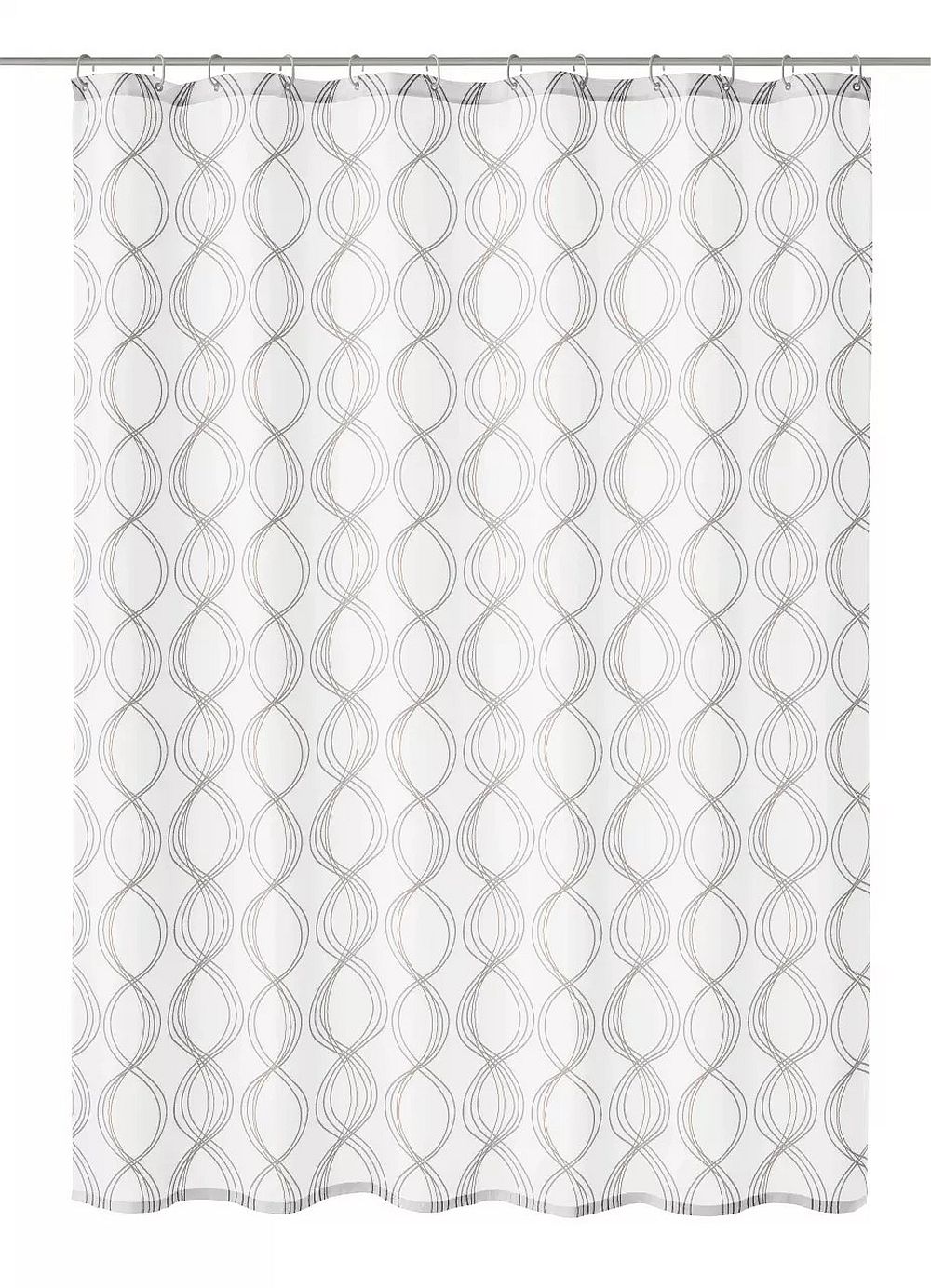 Kleine Wolke Classy perdea de duș 200x180 cm alb 5911100305