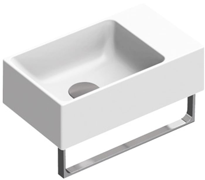 Catalano Verso lavoar 40x23 cm dreptunghiular clasică alb 0220410001