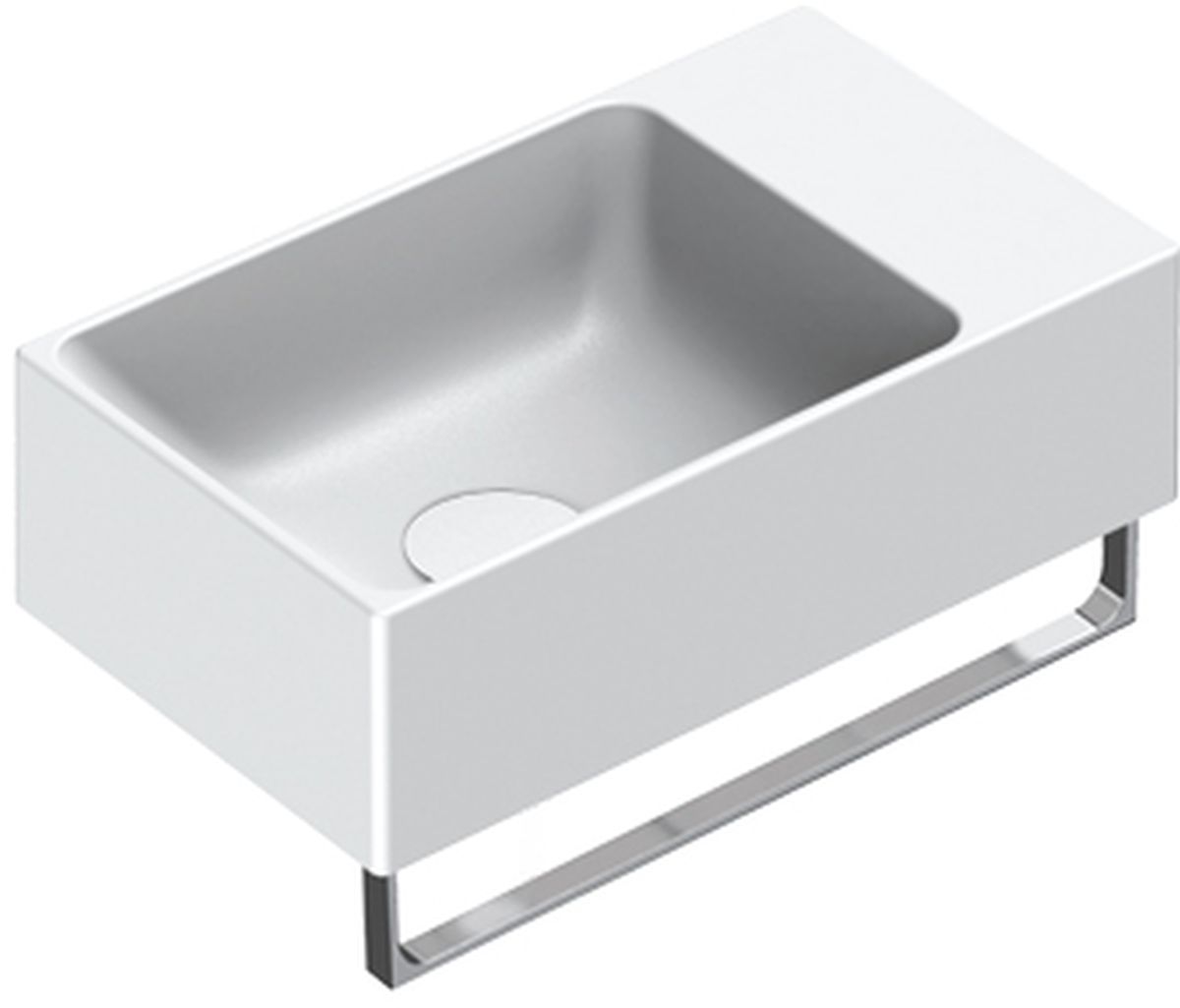 Catalano Verso lavoar 40x23 cm dreptunghiular clasică-mobilier-de blat alb 0220410021