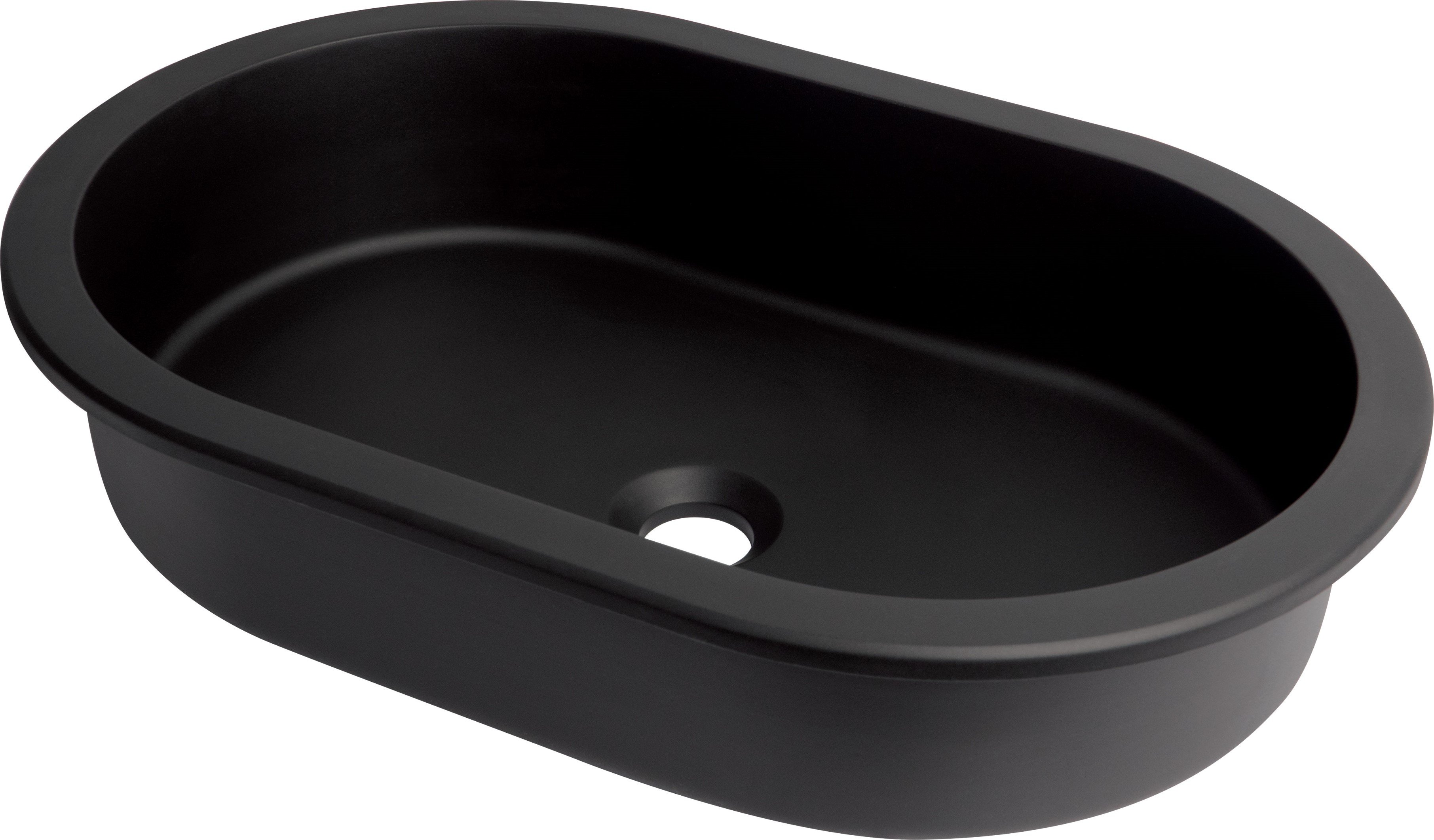 Deante Silia lavoar 58.8x39 cm ovale sub blat negru CQS_NU6U