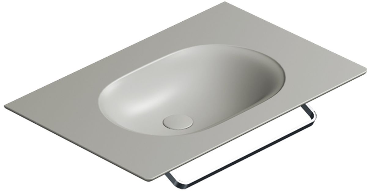 Catalano Horizon lavoar 75x50 cm dreptunghiular clasică-mobilier gri/piatră 0520760023