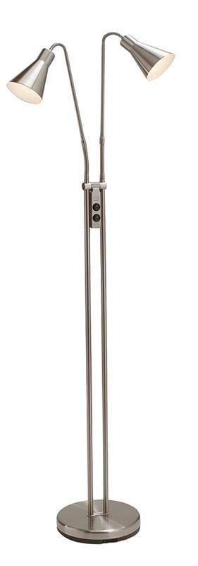 Markslöjd Odense lampă de podea 2x40 W gri 102241