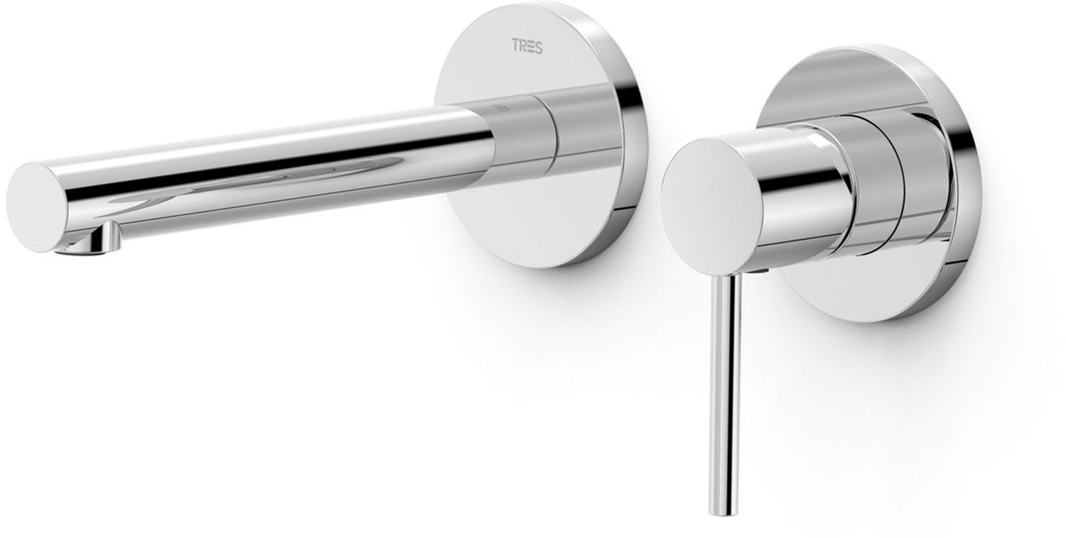 Tres Max-Tres baterie lavoar ascuns crom 06230021