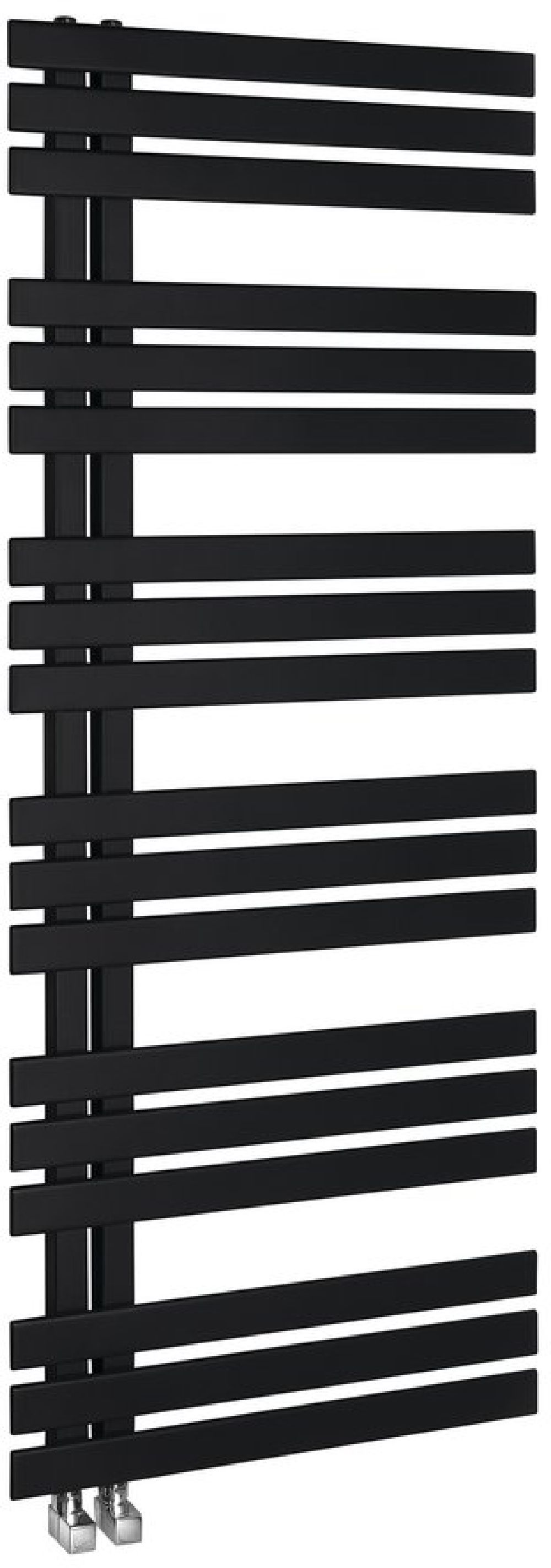 Sapho Silvana calorifer de baie scară 150x60 cm negru IR156B