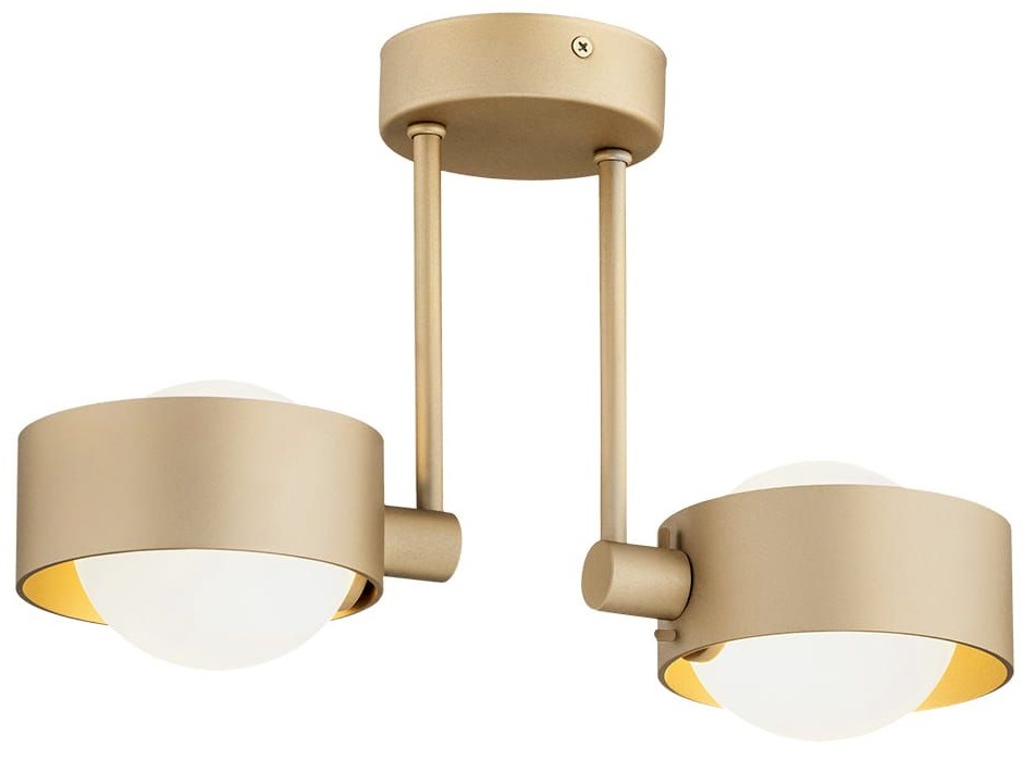 Argon Massimo Plus lampă de tavan 2x6 W alb-auriu 7215