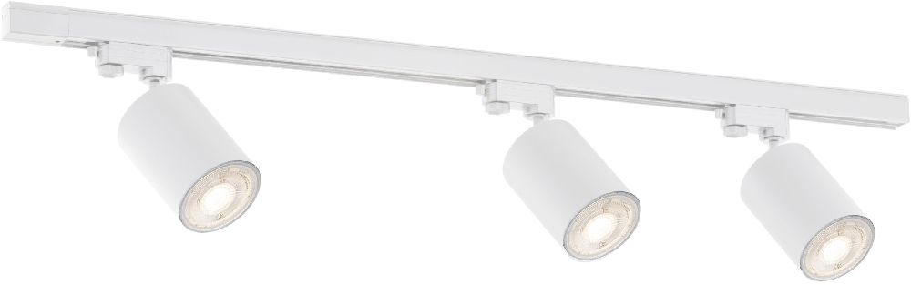 Argon T-Rack set de iluminat pe șină cu reflectoare 3x5 W alb 6332