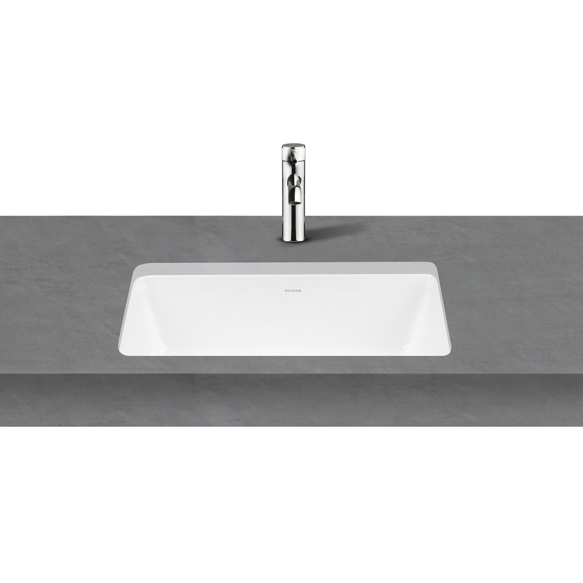 Oltens Drammen lavoar 48x36.5 cm dreptunghiular sub blat alb 40606000