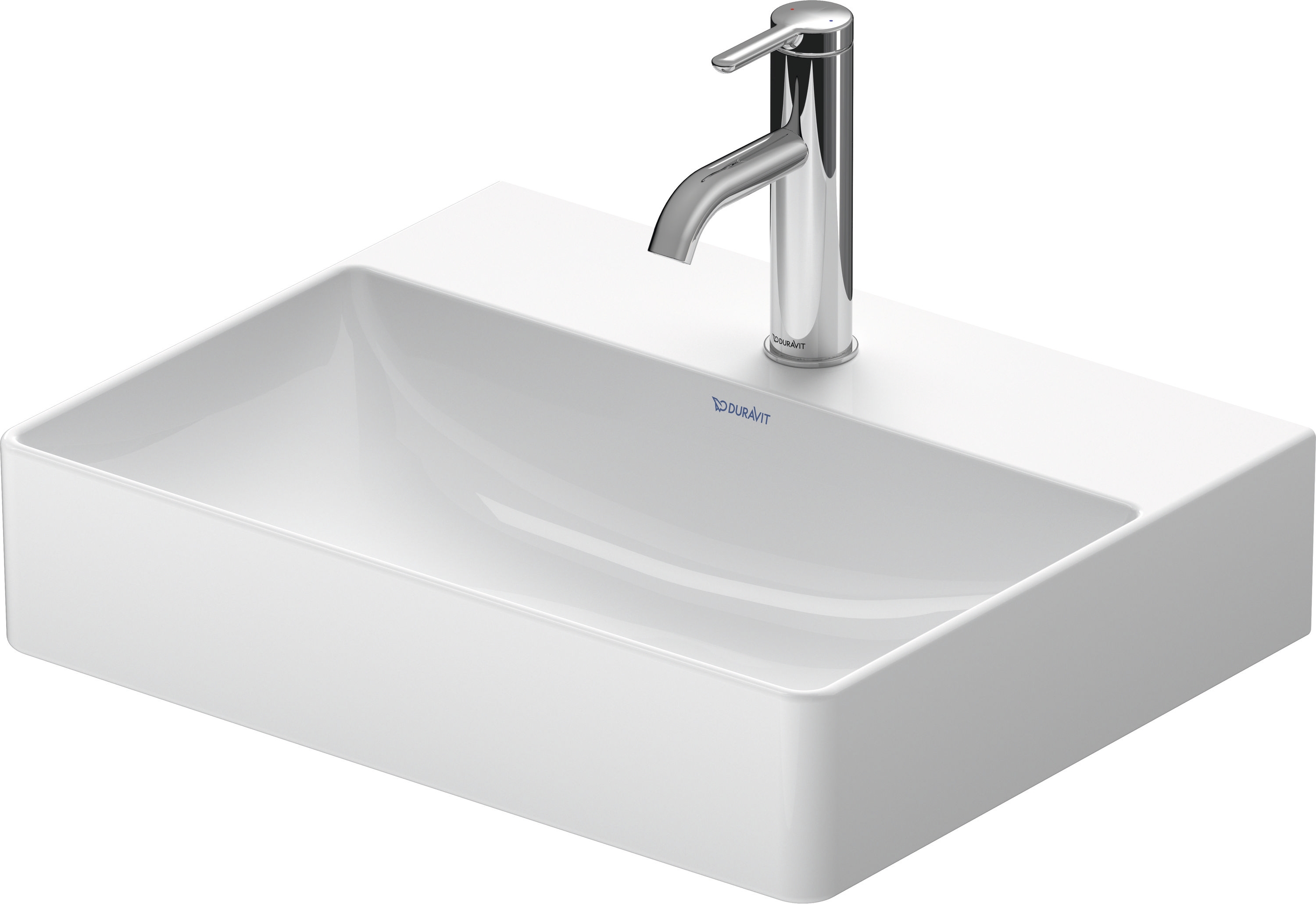 Duravit DuraSquare lavoar 50x40 cm dreptunghiular clasică alb 23565000701