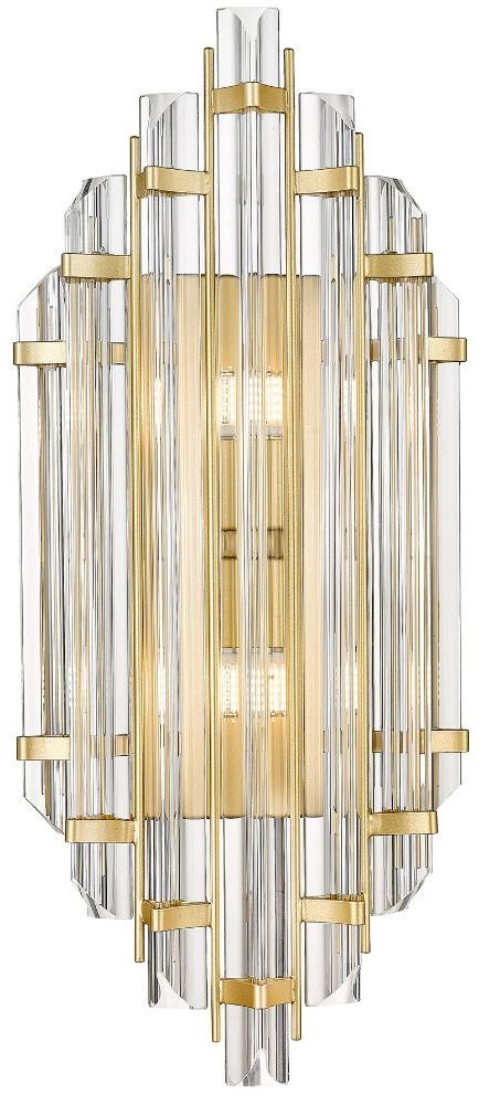 Zuma Line Alexandria lampă de perete 2x42 W transparent-auriu W0556-02A-V7V7