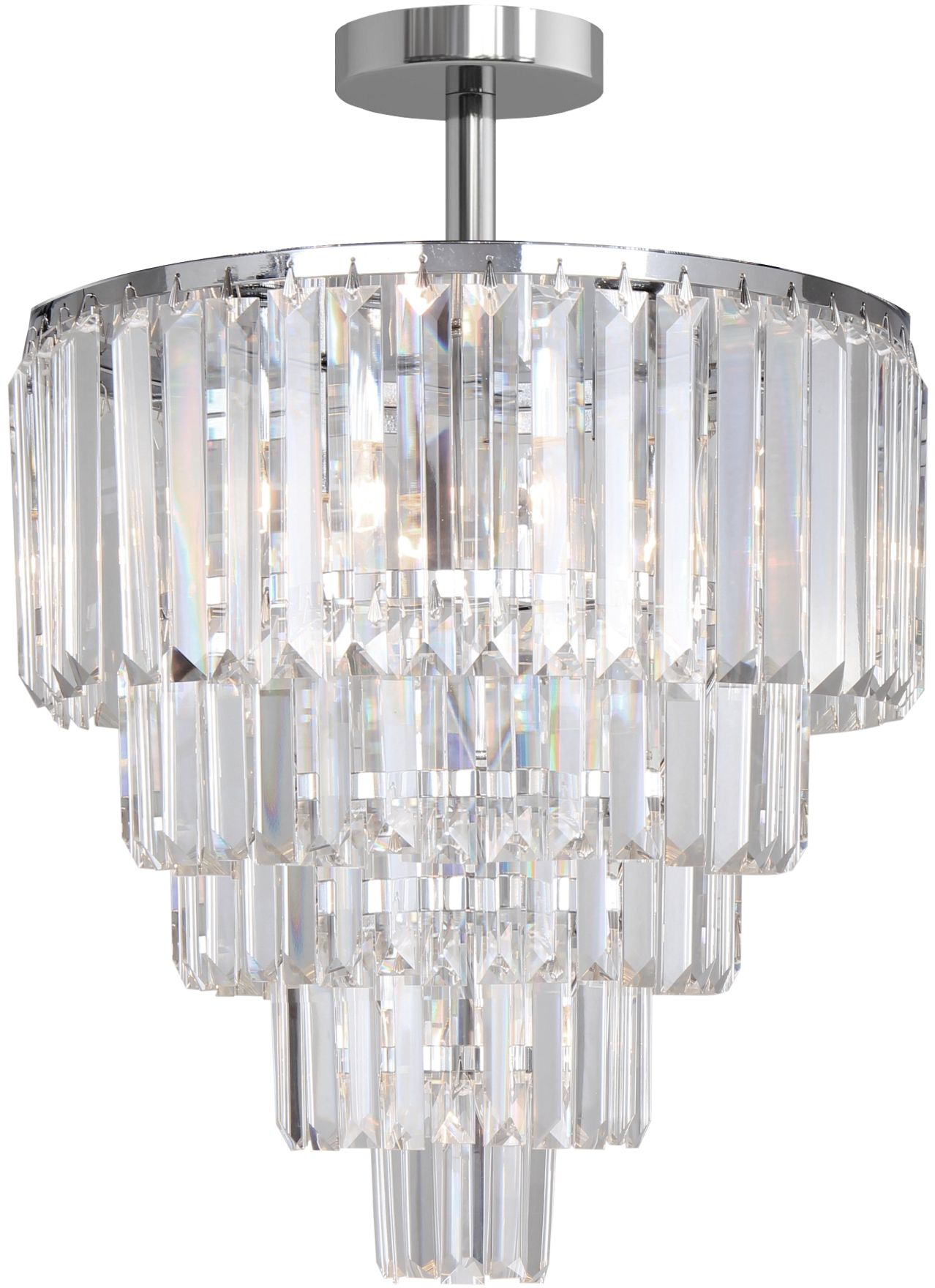 Zuma Line Amedeo lampă de tavan x40 W crom-transparent FC17106/6+3+1-CHROME+CL