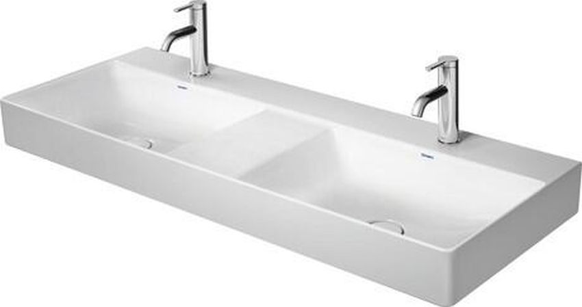 Duravit DuraSquare lavoar 120x47 cm dreptunghiular clasică-mobilier-dublă alb 23531200411