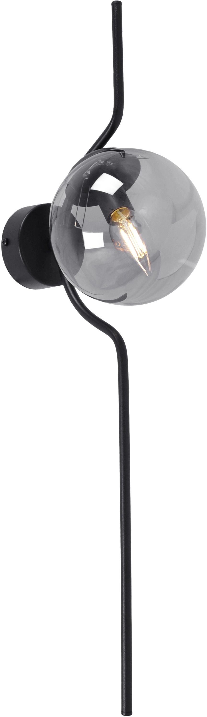 Kaja Neva lampă de perete 1x40 W negru-grafit K-5331