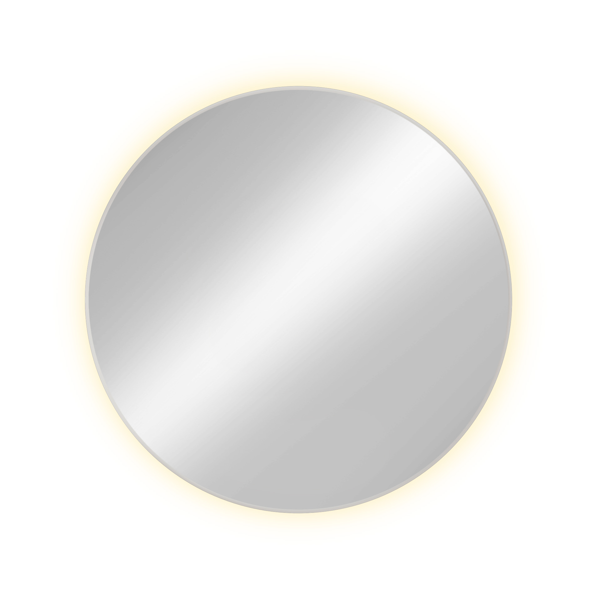 Baltica Design Tiny Border Bright oglindă 90x90 cm rotund cu iluminare alb 5904107910871